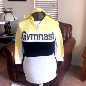 Gymnast hoodie size 10 size small